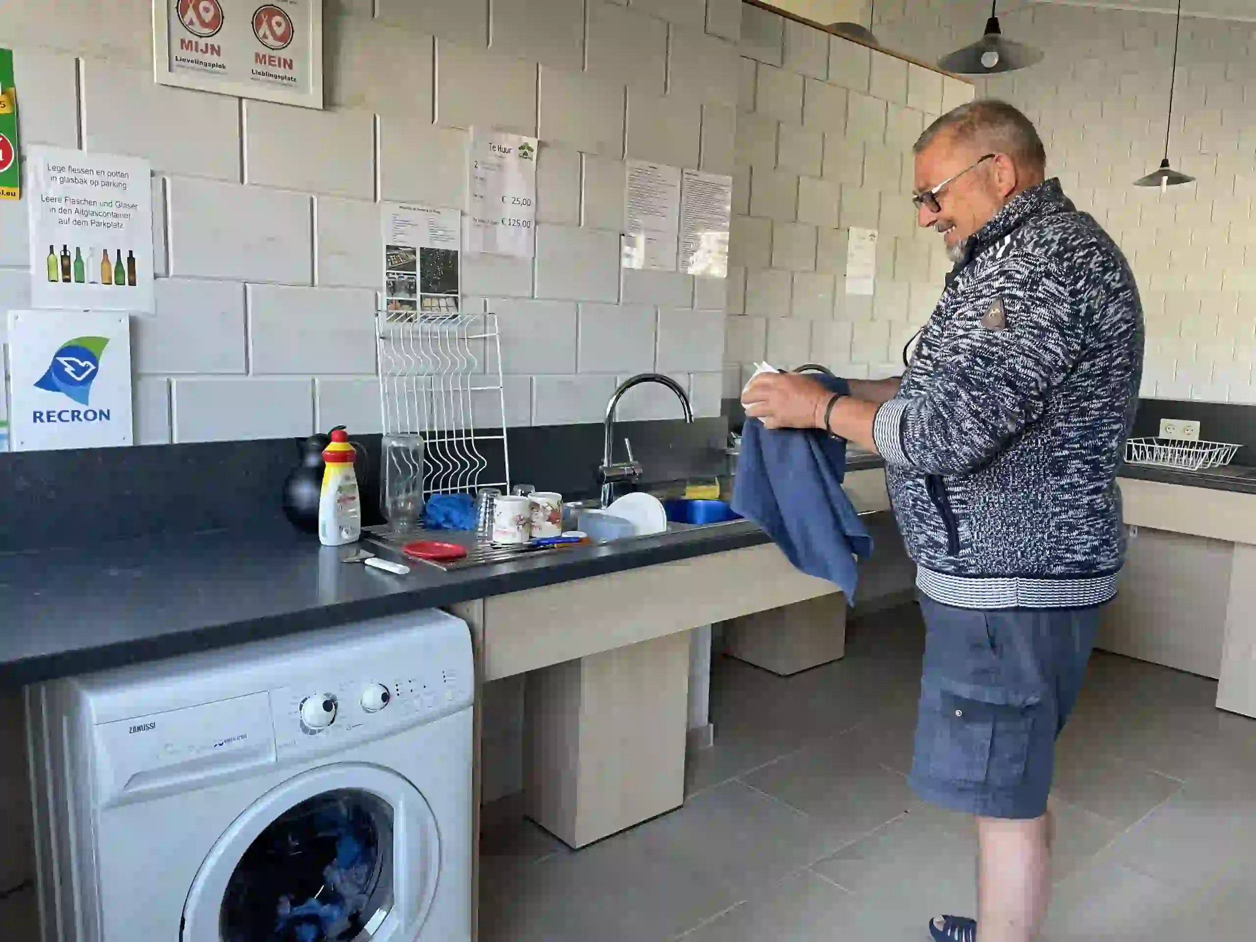 Samen even afwassen